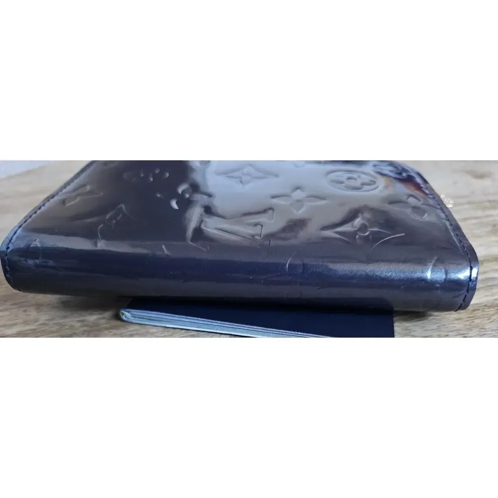 Louis Vuitton Agenda PM in dark Gray/Silver Vernis.